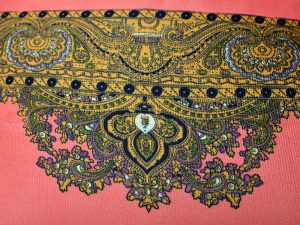 Paisley Boarder - Coral
