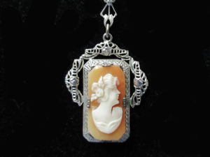 Cameo necklace, 1880's