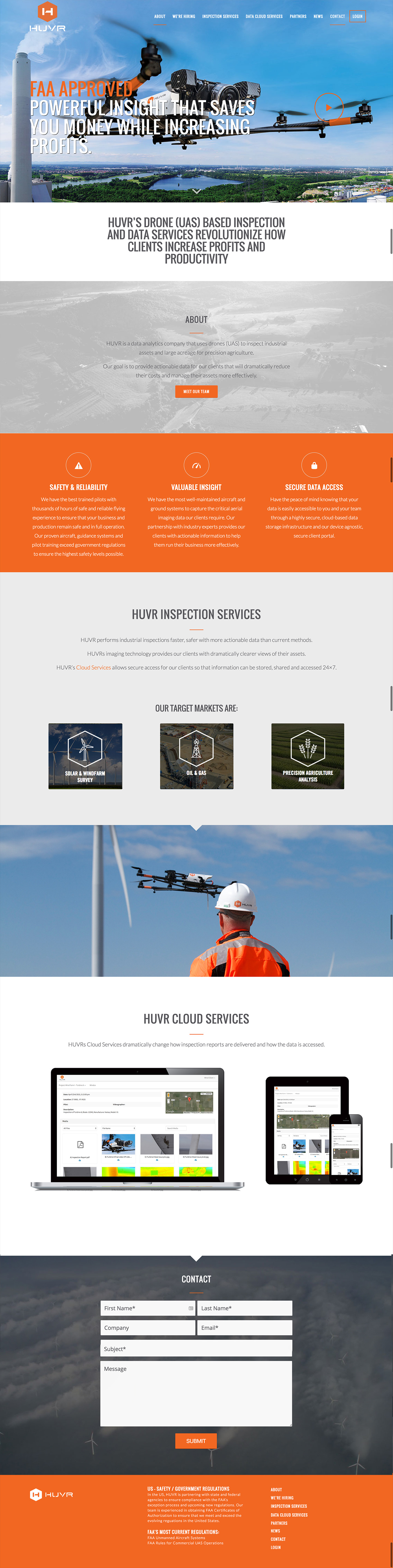 Full home page screenshot